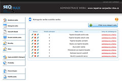 administrace webu
