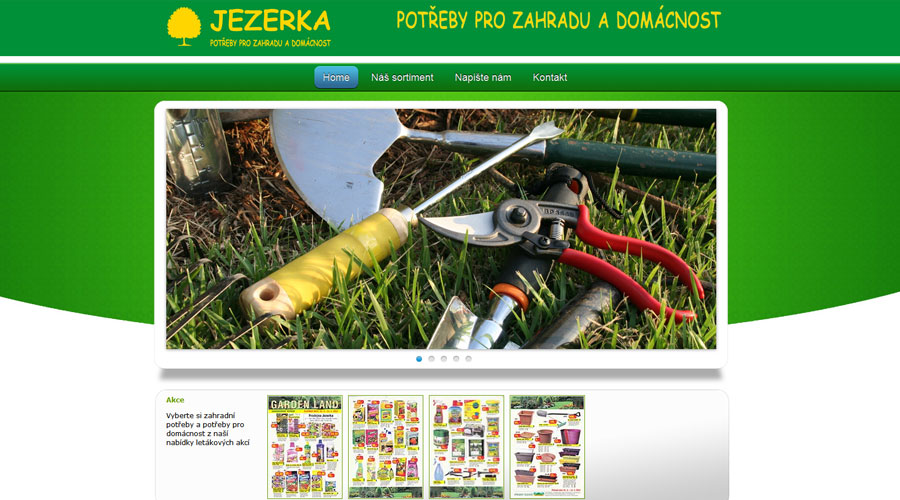 Jezerka - potřeby pro zahradu a domácnost